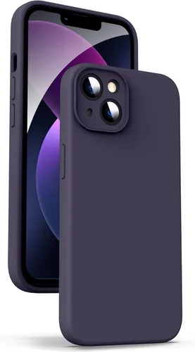 Miniatura 126 de Supdeal Funda de silicona líquida para iPhone 12 Pro Max, [protección de cámara] [antihuellas dactilares] [carga inalámbrica] Funda protectora de 4