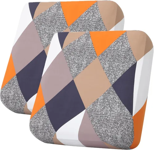 Miniatura 17 de hyha Fundas de cojín estampadas para sofá al aire libre, fundas florales lavables para muebles de patio, exteriores, funda de repuesto para asiento