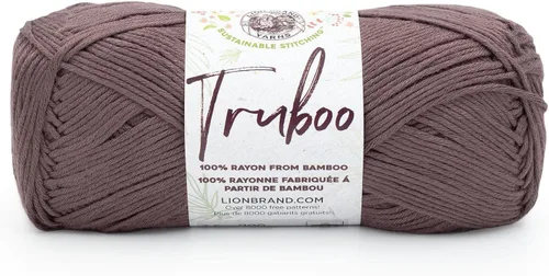Miniatura 24 de (1 Madeja) Lion Brand Yarn Truboo Yarn, Aguamarina