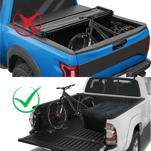 Miniatura 6 de SENYAZON Bolsa de carga para cama de camioneta, almacenamiento impermeable para cama de camioneta, portaequipajes de carrocería blanda