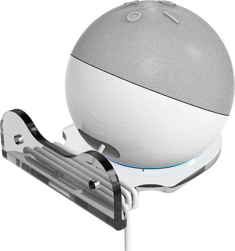 Miniatura 4 de Soporte de montaje en pared para Amazon Echo Dot 1/2/3/4/4/5th, cable de almacenamiento, accesorios para altavoces