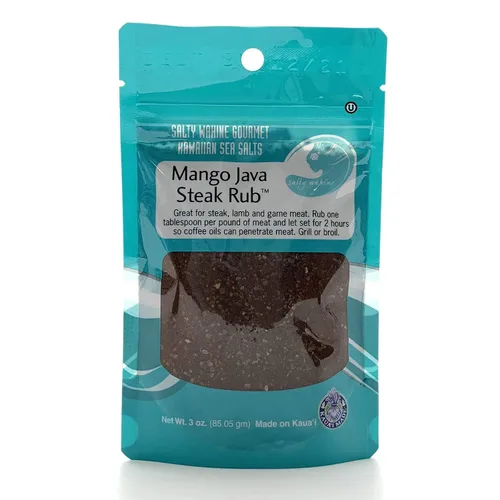 Miniatura 8 de Salty Wahine Gourmet Hawaiian Sea Salts Condimento para aves de corral de piña, 3 onzas