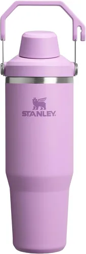 Miniatura 5 de Stanley IceFlow 2.0 - Vaso de flujo rápido con asa, 30 onzas, tapa de boquilla angular con rosca, botella de agua a prueba de fugas, acero Frost