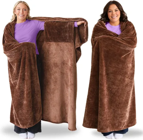 Miniatura 20 de Super Blanky Wearable Blankets for Women and Men, Graduation Day Gift for Her, Fathers Day Gift, Wife Birthday Gifts Ideas Azul Aurora