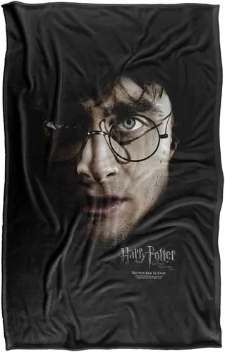 Miniatura 2 de Harry Potter - Póster de las Reliquias de la Muerte Parte 1, manta supersuave de tacto sedoso, 36 x 58 pulgadas
