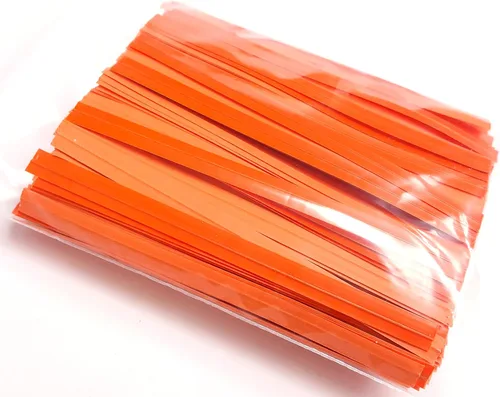 cintas de alambre de 4 pulgadas de largo, con revestimiento de plástico, no se rompen, uso general, ideal para bolsas de regalo de fiesta, embalaje