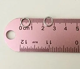 Miniatura 4 de Aretes Huggie de oro amarillo o blanco real de 14 quilates de 0.059in de grosor (0.315 x 0.315in), Oro de 14 quilates, no conocido