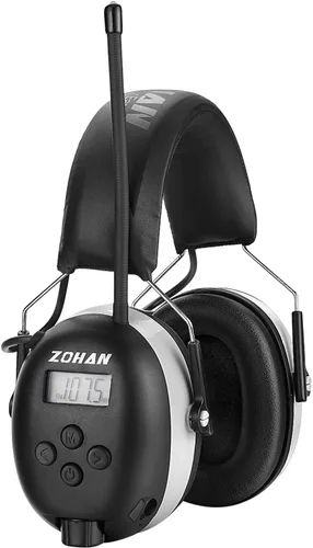 Miniatura 14 de ZOHAN AM/FM Radio Headphone with Digital Display,Ear Protection Noise Reduction Earmuffs,Comfortable Hearing Protector