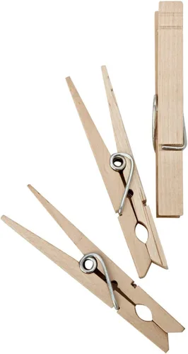 Miniatura 9 de HOMZ 1220216 Alfiler, Madera Natural