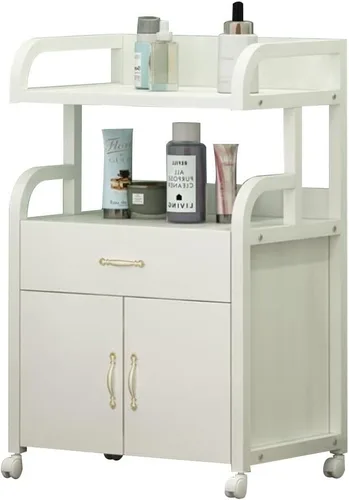 Miniatura 7 de MAHFEI Gabinete de almacenamiento para estaciones de peluquería, armario de almacenamiento de peluquería, armario de belleza, equipo de spa