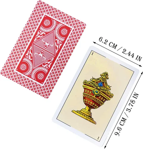 Miniatura 6 de CDBXRA 2 barajas de cartas españolas Cartas Españolas, Baraja Española, Briscas Cards Puerto Rico, naipes mexicanos, cartas españolas de plástico
