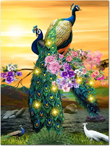 Miniatura 10 de alottagifts Impresión de Arte en Lienzo Iluminado de la Natividad para Pared 16" x 12" Con Temporizador Impresión de Arte en Lienzo LED para Pared