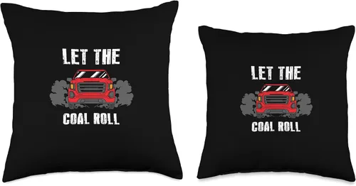 Miniatura 3 de Rolling Coal: Let the Coal Roll Diseño de rollo de carbón para conductores diésel, 18 x 18 pulgadas, multicolor