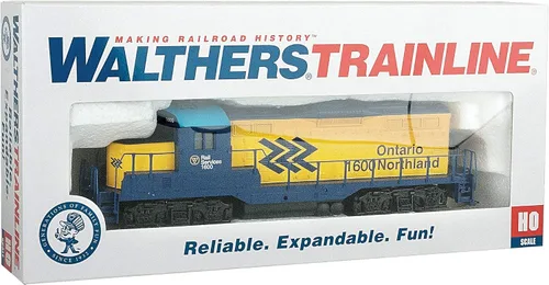 Miniatura 5 de Walthers Trainline HO - Modelo de tren a escala, Emd Gp9m Ontario Northland 5m Gris cable de red