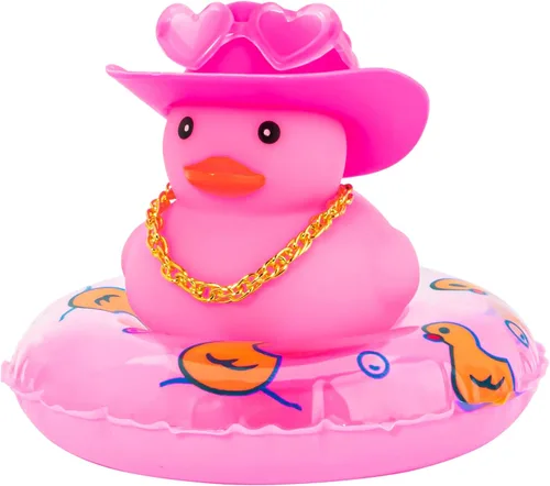 Miniatura 36 de wonuu Accesorios para automóvil, patos de goma, decoraciones de tablero de patos de goma, accesorios rosados, decoración de coche, patos