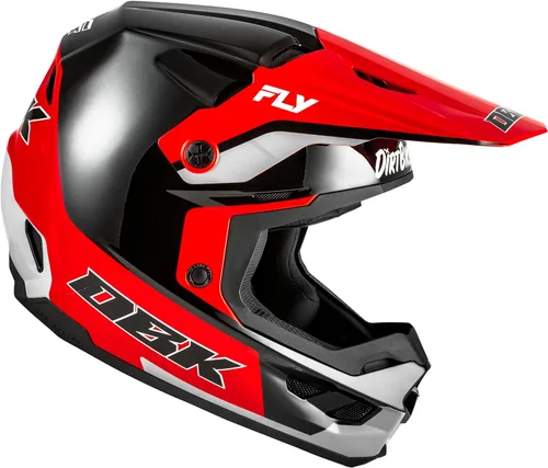 Miniatura 4 de FLY Racing Kinetic Crest MX - Casco aprobado por ECE/DOT, carcasa de policarbonato ligero, equipo de protección avanzada para motocross