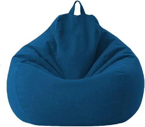 Miniatura 7 de Funda para silla de puf para niños y adultos, funda resistente con cremallera, puf de saco, puf de almacenamiento con cremallera (sin relleno)