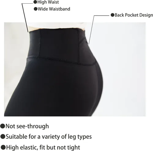Miniatura 2 de Felix & Flora Leggings de yoga para niñas, cintura alta, pantalones activos para entrenamiento, baile, correr