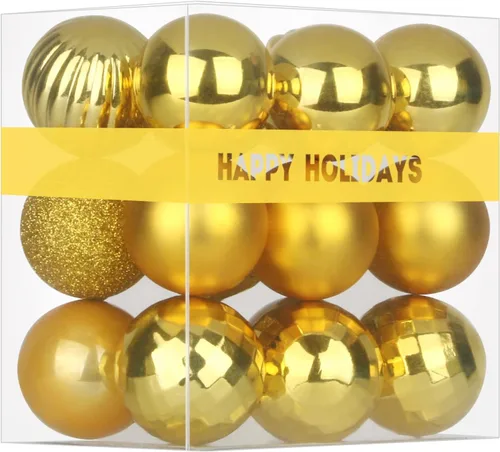 Miniatura 95 de Bolas de Navidad Grandes de 3.2" en Azul Bebé - Adornos para Árbol de Navidad, Bolas Colgantes Inastillables para Cumpleaños, Halloween, Boda