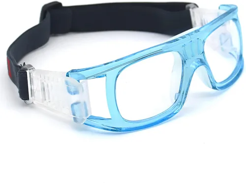 SHEEN KELLY Gafas deportivas profesionales para adultos, gafas de seguridad protectoras para baloncesto, gafas de baloncesto para hombres con Azul