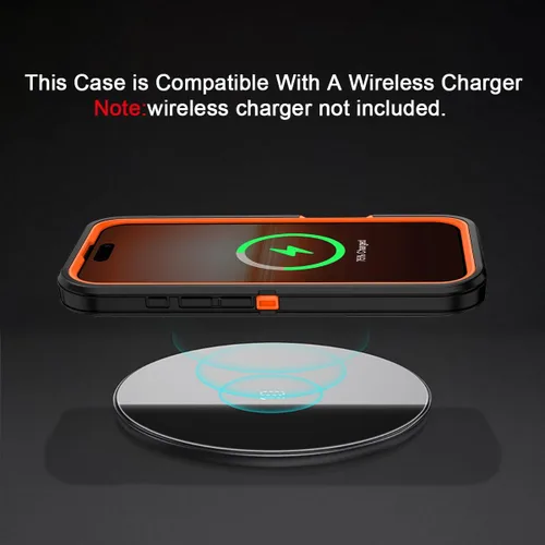 Miniatura 6 de I-HONVA Funda para iPhone 17 a prueba de golpes, a prueba de polvo y caídas, 3 capas de protección de cuerpo completo [sin protector de pantalla]