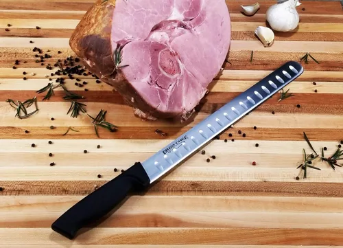 Miniatura 4 de Ergo Chef Prodigy Series - Juego de 2 rebanadores de 12 pulgadas, pechuga, cuchillo para tallar asado y tenedor para tallar carne de 8 pulgadas Pro