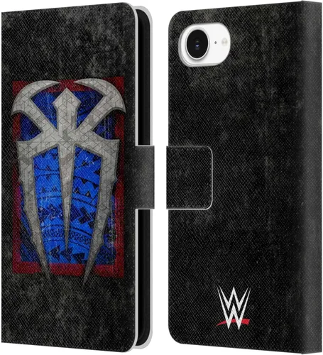 Miniatura 50 de Head Case Designs Officially Licensed WWE Distressed Logo Roman Reigns Leather Wallet Case Compatible with Apple iPhone 11