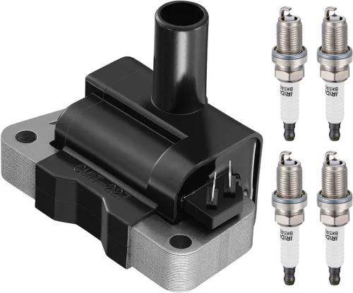 Miniatura 24 de BDFHYK Paquete de Bobina de Encendido UF350 y Bujías de Iridio 4505 Compatibles con Nissan 2002-2006 Altima 2002-2006 Sentra L4 2.5L Juego de 4