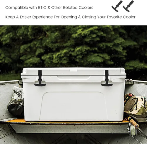 Miniatura 6 de Replacement Lid Latches, 2 Pack, Compatible with Yeti Hard Coolers & Other Related Coolers, More Durable Rubber & Improved Design