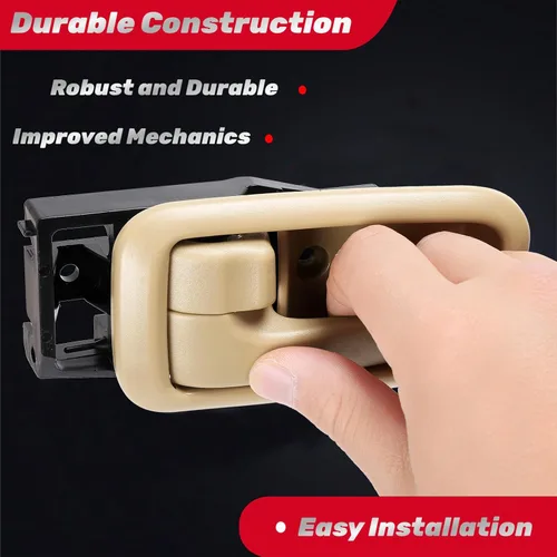Miniatura 5 de Manija interior de puerta delantera izquierda para conductor derecha para pasajero para 2000 2001 2002 2003 2004 2005 2006 Toyota Tundra