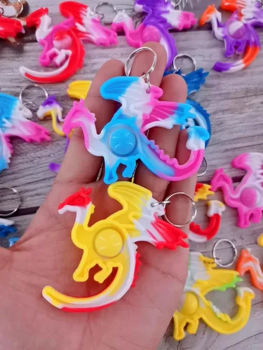 Miniatura 2 de Paquete de 24 mini juguetes sensoriales de dragón a granel, regalo para niños y niñas, regalos de fiesta y premio para estudiantes en el aula