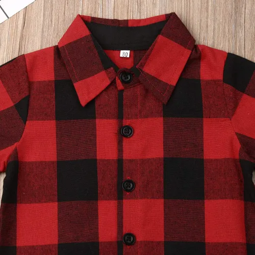 Miniatura 100 de Conjunto de camisa de manga corta con botones y pantalones cortos casuales con diseño de flamingo, para bebés y niños de 1 a 6 años, atuendos