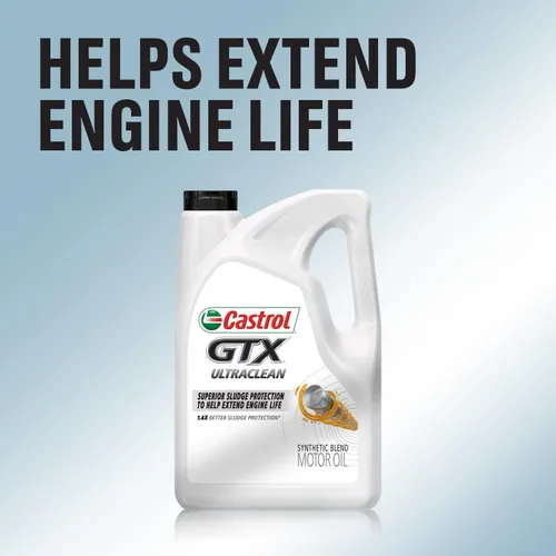 Miniatura 5 de Castrol GTX Ultraclean 5W-20 - Aceite de motor de mezcla sintética, 5 cuartos de galón (paquete de 2)