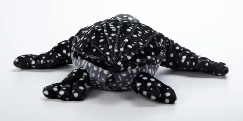 Miniatura 7 de The Petting Zoo Leatherback - Peluche de tortuga marina, regalos para niños, animales salvajes del océano Onez, juguete de peluche de tortuga marina
