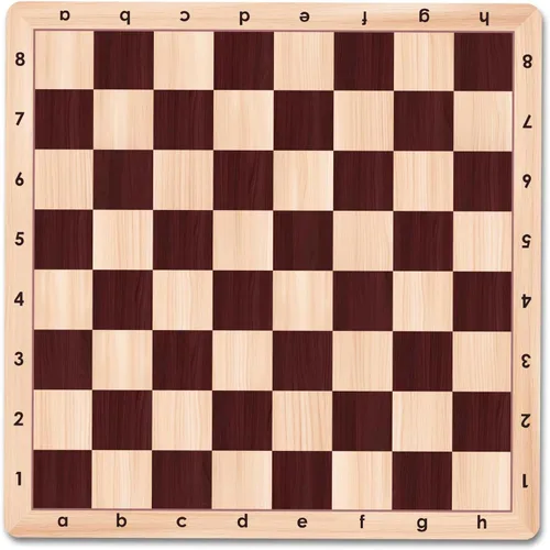 Miniatura 8 de Tablero de ajedrez para torneos, alfombrilla de silicona de 20 pulgadas, cuadrados blancos y negros