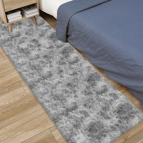 Miniatura 112 de Alfombras de pasillo beige de 2 x 6 pies para dormitorio, sala de estar, alfombra de felpa suave y esponjosa, alfombra de pasillo para pasillos