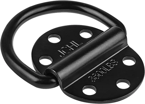 Miniatura 4 de Anclajes de amarre de acero resistente de 3600 libras de capacidad para cargas en remolques, camiones, caravanas, cámperes, camionetas, ATV, SUV