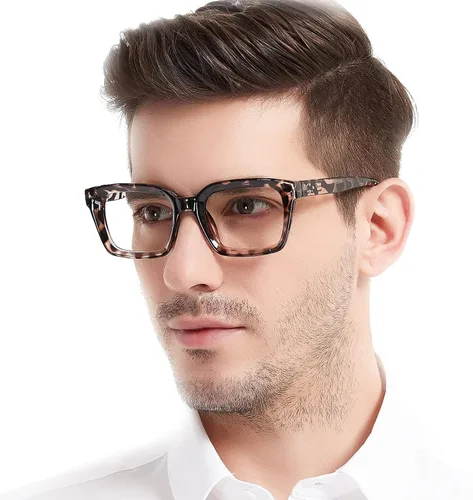 Miniatura 7 de MARE AZZURO Gafas de Lectura Retro Cuadradas +1.75 para Hombre Lentes Grandes 1.0 1.25 1.5 1.75 2.0 2.25 2.5 2.75 3.0 3.5 4.0 5.0 6.0