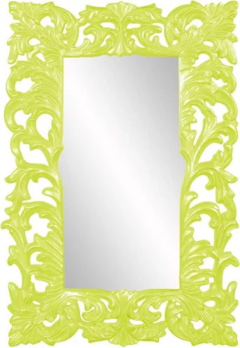 Miniatura 7 de Howard Elliott Chateau Rectangular Hanging Wall Mirror, Scroll Work Frame, Black, 31.5 x 42 Inch