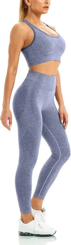 Miniatura 3 de WodoWei - Conjunto de 2 piezas de entrenamiento para mujer