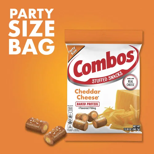 Miniatura 3 de Combos Bocadillos de pretzel horneados con queso cheddar, 13.5 onzas, bolsa, 13.5 onzas (paquete de 2)