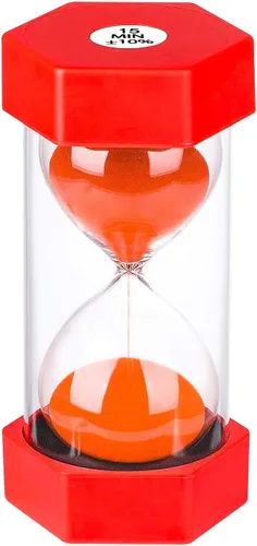 Miniatura 8 de SuLiao Temporizador de Arena de 30 Minutos: Reloj de Arena de Plástico de 30 Minutos, Extra Azul, Reloj de Arena Unificado, Temporizador de Arena