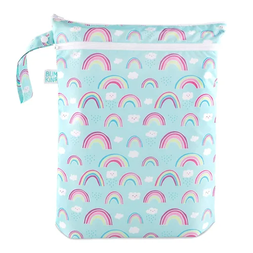 Miniatura 18 de Bumkins - Bolsa impermeable reutilizable con cremallera E5 Blue Tropic