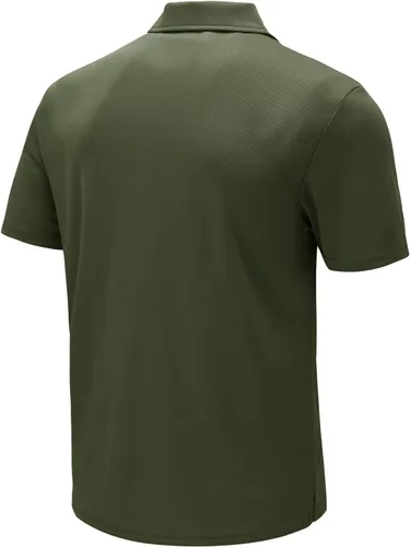 Miniatura 2 de BGOWATU Camisas polo de manga corta con cuello para hombre, camisas de golf de secado rápido con bolsillo