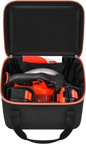 Bolsa de herramientas universal para sierra circular DEWALT 20V MAX de 6.5 pulgadas DCS391B/DCS565B, para Makita XSS02Z 18V Sierra Circular, solo