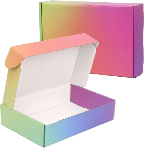 Miniatura 24 de Paquete de 30 cajas de envío pequeñas de 6 x 4 x 1.6 pulgadas, cajas de cartón corrugado rosa para embalaje, envío y correo para pequeñas empresas