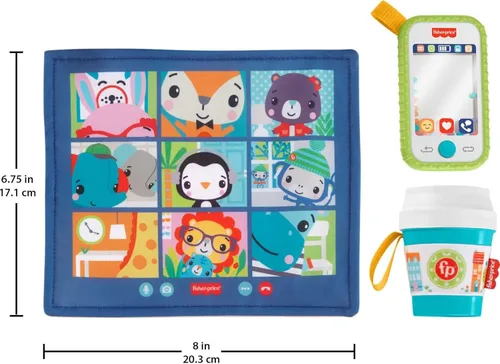 Miniatura 6 de Fisher-Price Just for Kicks Juego de regalo de 3 juguetes de actividades infantiles con temática de fútbol americano para bebés recién nacidos desde