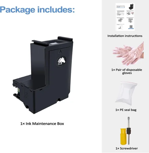 Miniatura 6 de E-T04D1 T04D100 Ink Maintenance Box for ET-15000 ET-4850 ET-3750 ET-3760 ET-3830 ET-3850 ET-3843 WF-2860 ET-4760 XP-5100 ET-3710 ET-5150 ET-5170