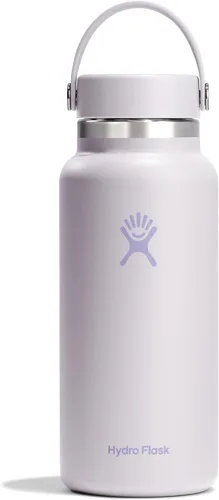 Miniatura 67 de Hydro Flask - Botella de agua de acero inoxidable aislada - Boca ancha con tapa flexible, sin derrame, a prueba de fugas y recargable de 40 oz Negro