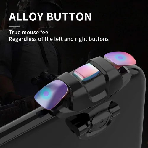 Miniatura 3 de Newseego for Mobile Game Controller Trigger, [Upgraded Version] Mobile Controllers Colorful Trigger Sensitive Shoot and Aim Button for Rules of